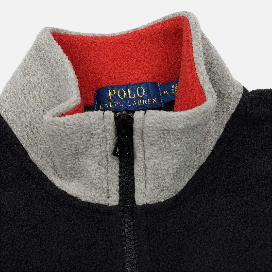 Polo Ralph Lauren Мужская толстовка Embroidery Flag Patch U.S.A. Half-Zip