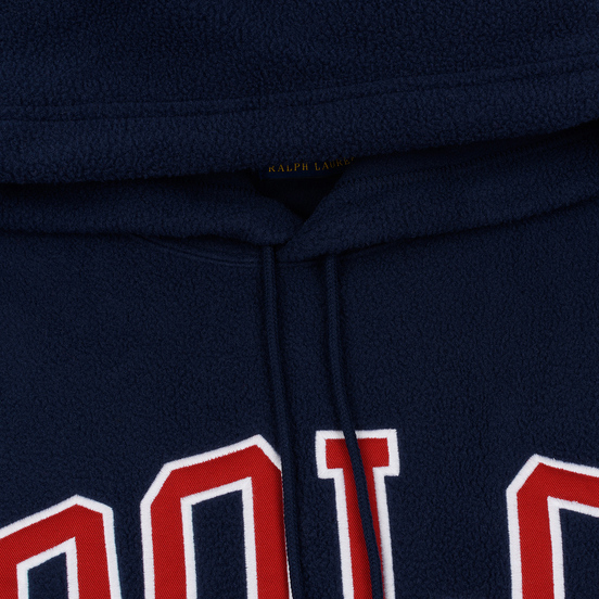 Мужская толстовка Polo Ralph Lauren Embroidery Flag Patch U.S.A. Hoodie Cruise Navy