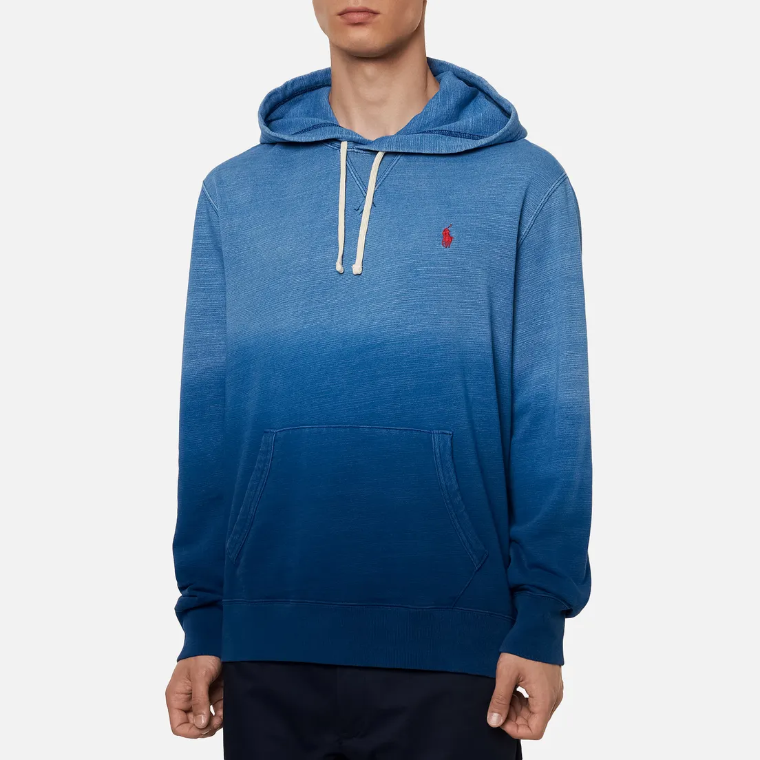 Polo Ralph Lauren Мужская толстовка Garment Dyed Fleece Hoodie Dip Dye