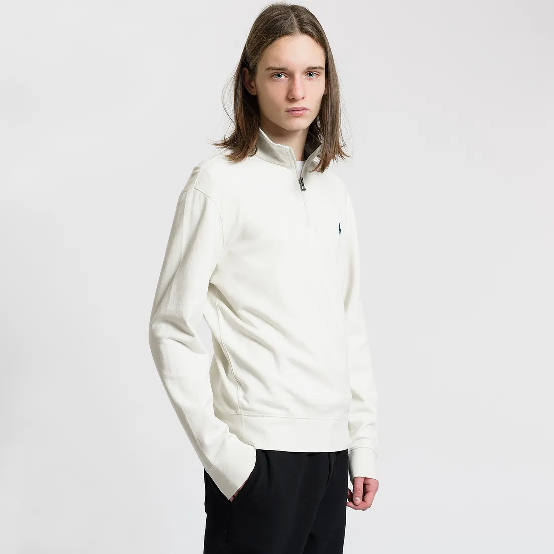 Polo Ralph Lauren Мужская толстовка Half Zip Double Knit Jersey