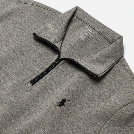 Мужская толстовка Polo Ralph Lauren Half Zip Double Knit Tech Battalion Heather