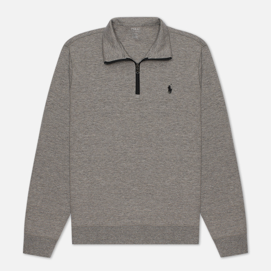 Мужская толстовка Polo Ralph Lauren Half Zip Double Knit Tech Battalion Heather