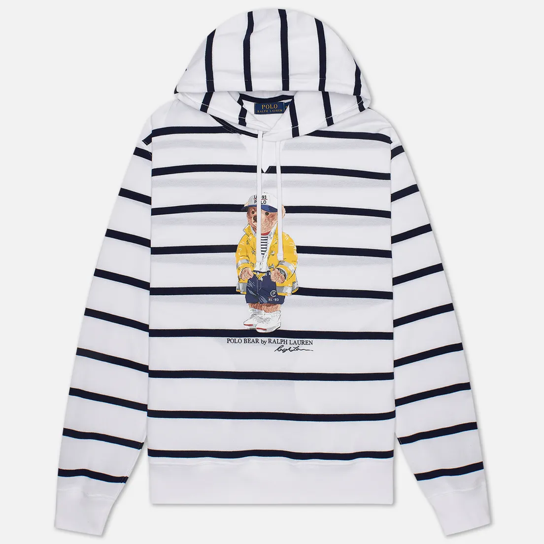 Polo Ralph Lauren Мужская толстовка Iconic Polo Bear Sporting CP-93 Stripe Hoodie