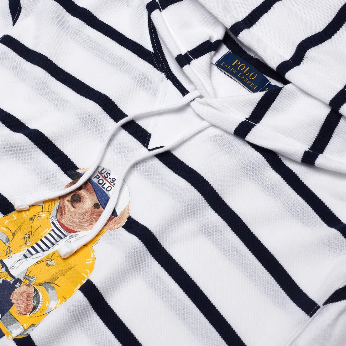 Polo Ralph Lauren Мужская толстовка Iconic Polo Bear Sporting CP-93 Stripe Hoodie