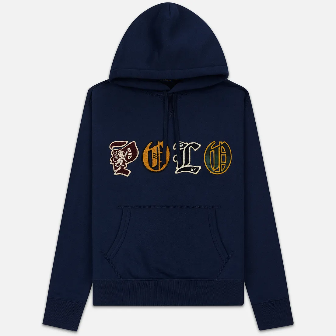 Polo Ralph Lauren Мужская толстовка Patches Heraldic Letters Polo Hoodie