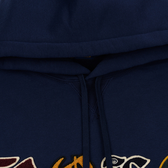 Мужская толстовка Polo Ralph Lauren Patches Heraldic Letters Polo Hoodie Cruise Navy