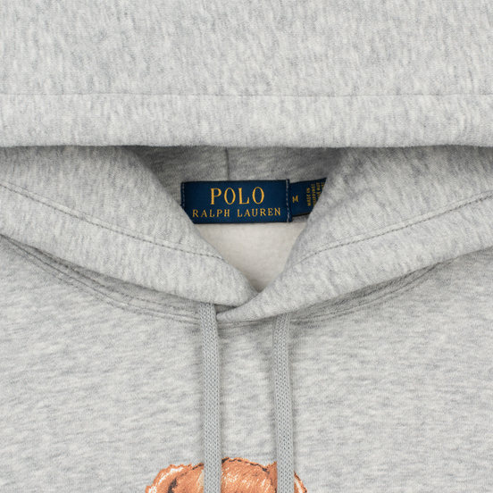 Мужская толстовка Polo Ralph Lauren Polo Bear Logo Hoodie Magic Fleece Andover Heather