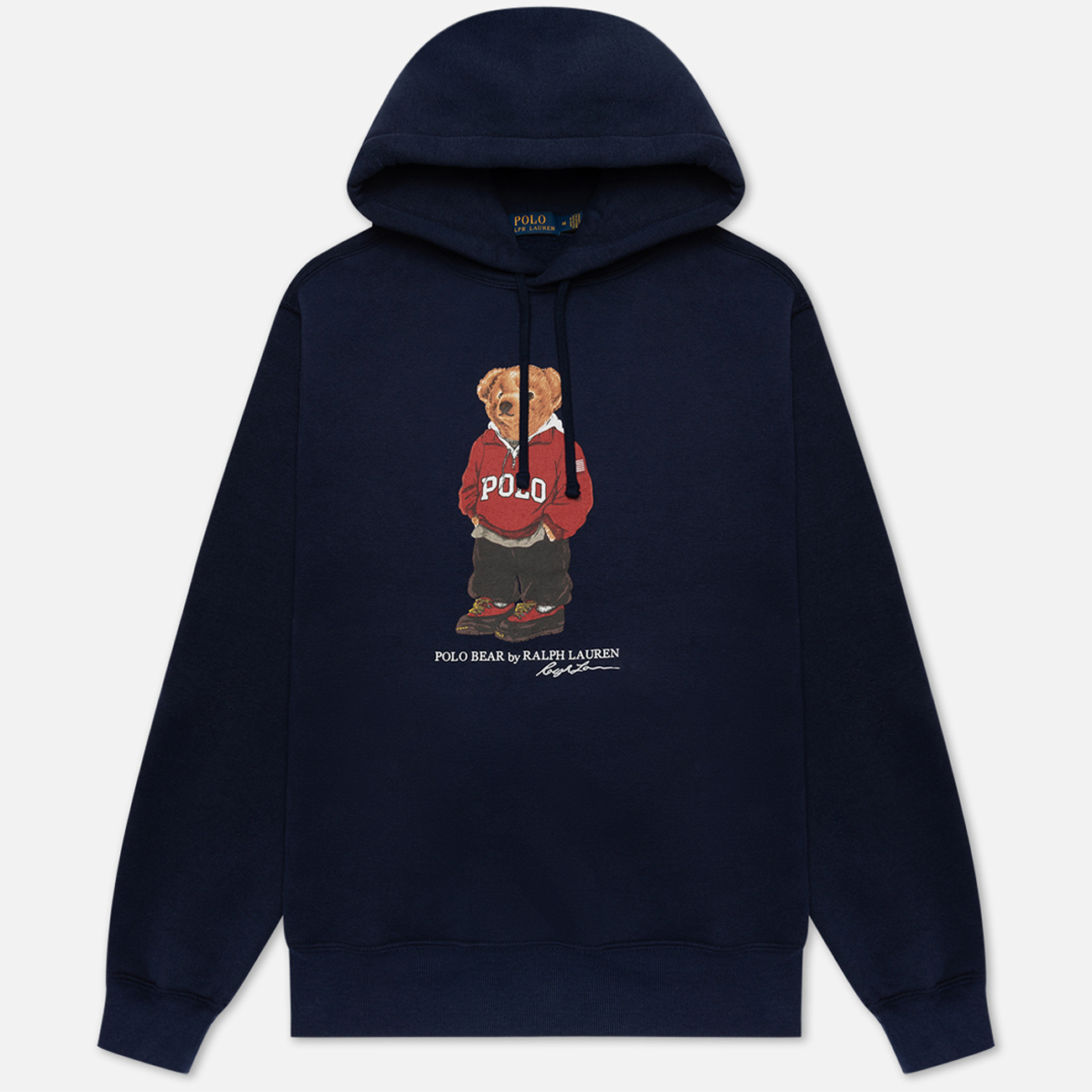 Мужская толстовка Polo Ralph Lauren Polo Bear Logo Hoodie Magic Fleece Cruise Navy