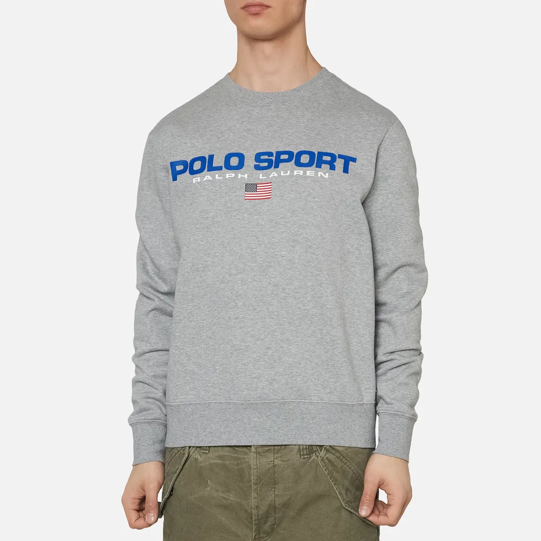 Polo Ralph Lauren Мужская толстовка Polo Sport Crew Neck Neon Fleece