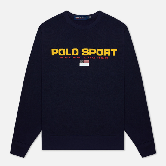 Мужская толстовка Polo Ralph Lauren Polo Sport Crew Neck Neon Fleece Cruise Navy