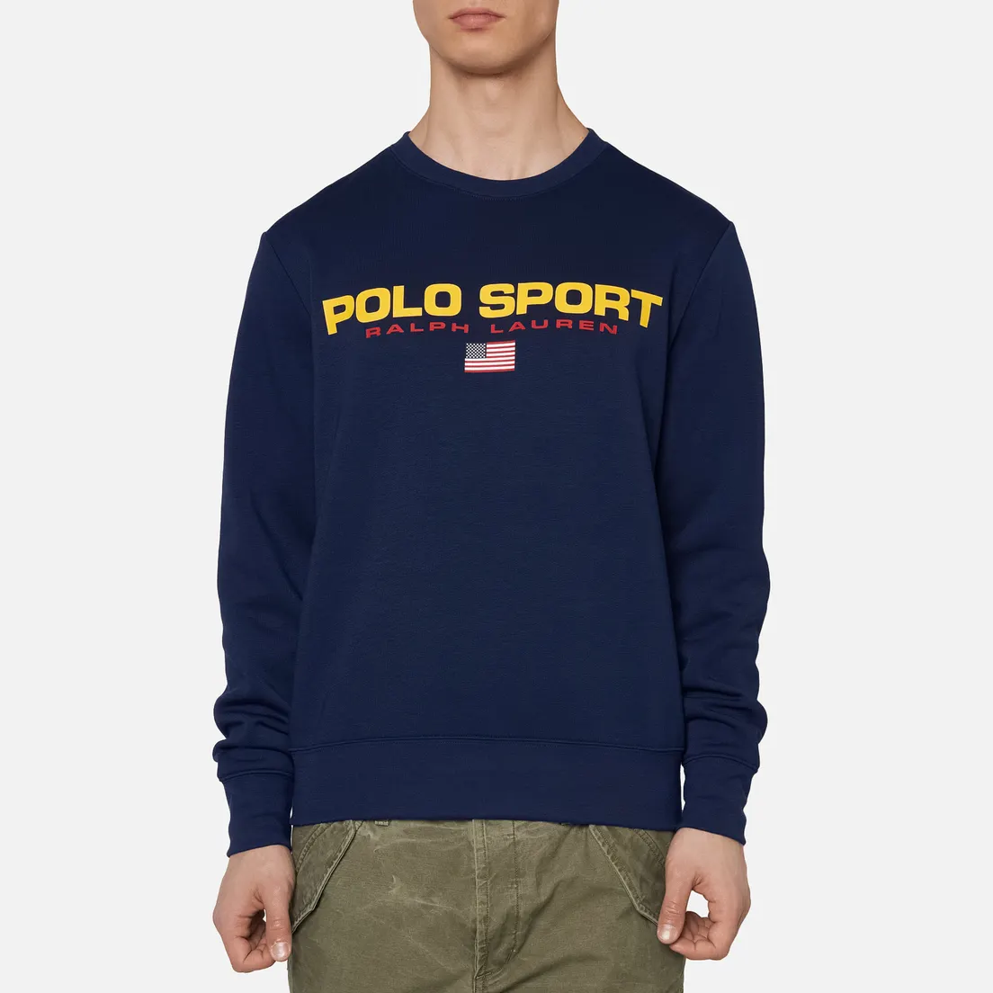 Polo Ralph Lauren Мужская толстовка Polo Sport Crew Neck Neon Fleece