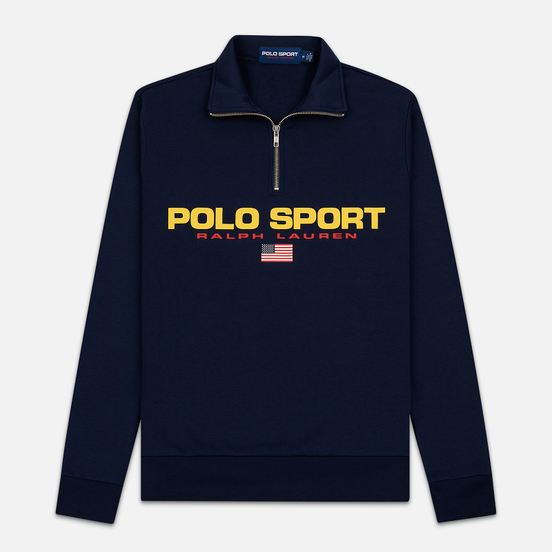 Мужская толстовка Polo Ralph Lauren Polo Sport Half Zip Cruise Navy