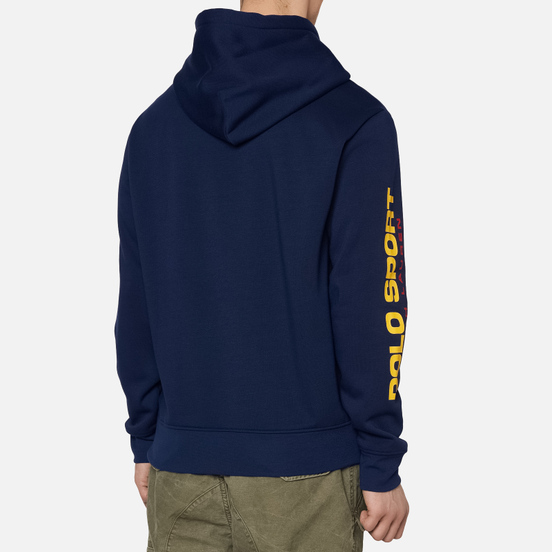Мужская толстовка Polo Ralph Lauren Polo Sport Hoodie Neon Fleece Cruise Navy