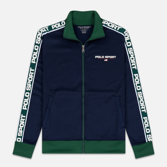 Мужская олимпийка Polo Ralph Lauren Polyester Tricot Fleece Cruise Navy