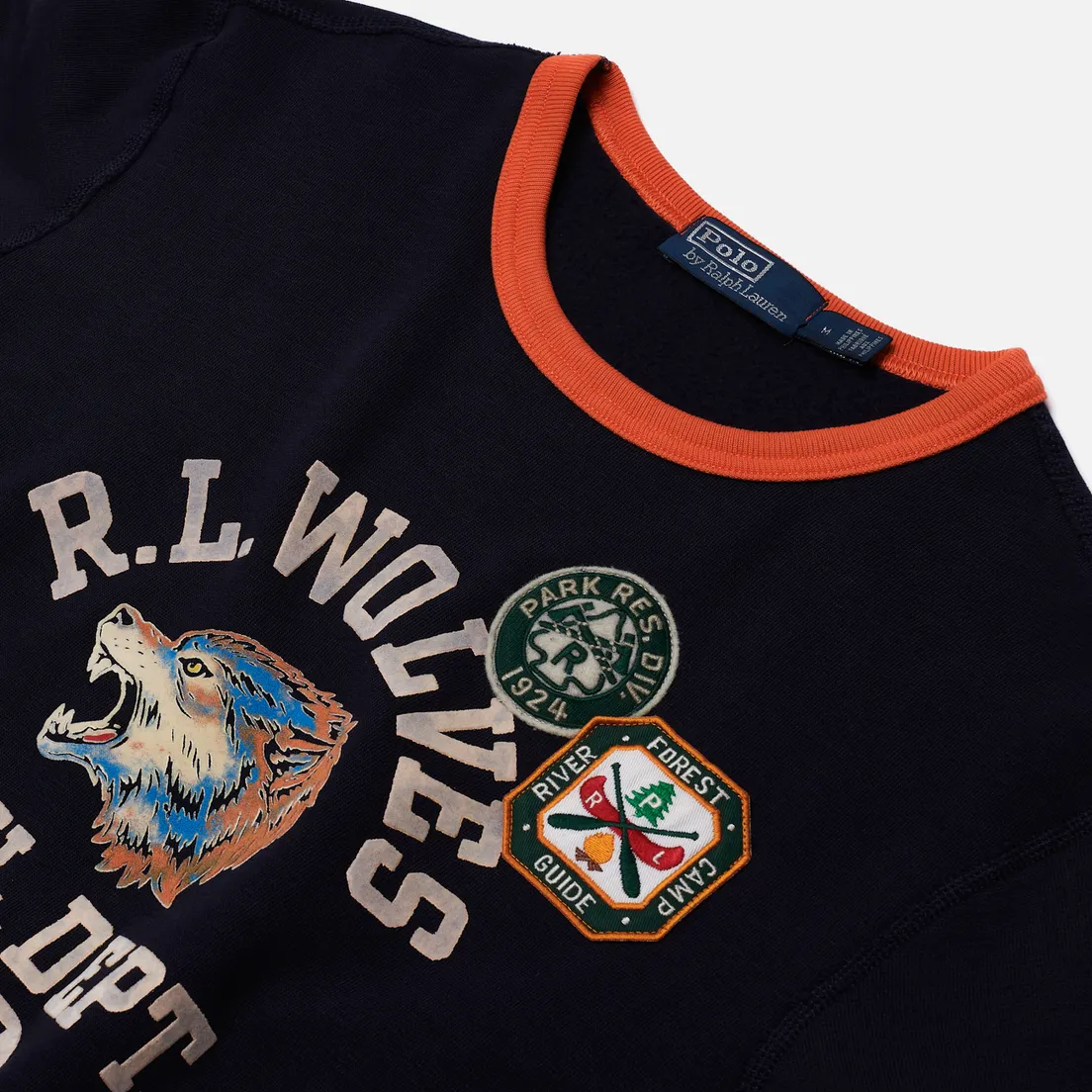 Polo Ralph Lauren Мужская толстовка R.L. Wolves Vintage Fleece
