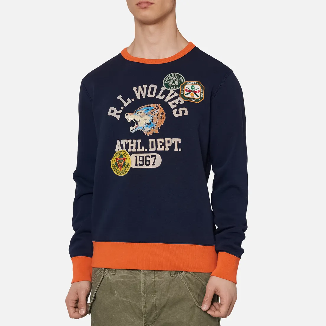Polo Ralph Lauren Мужская толстовка R.L. Wolves Vintage Fleece