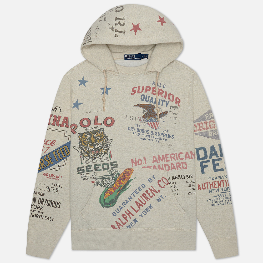 Saranac Lake Graphic Vintage Fleece Hoodie
