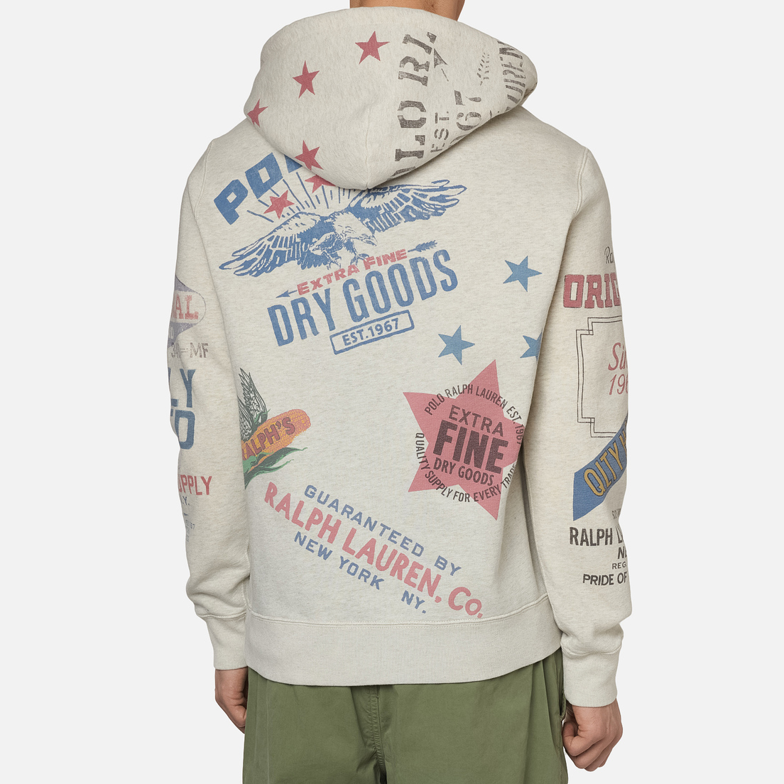 Saranac Lake Graphic Vintage Fleece Hoodie
