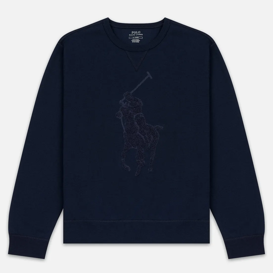 Polo Ralph Lauren Мужская толстовка Signature Embroidered Big Pony Crew Neck