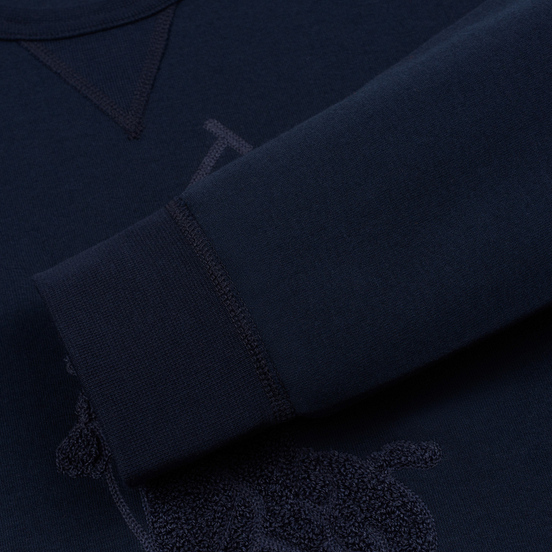 Мужская толстовка Polo Ralph Lauren Signature Embroidered Big Pony Crew Neck Aviator Navy