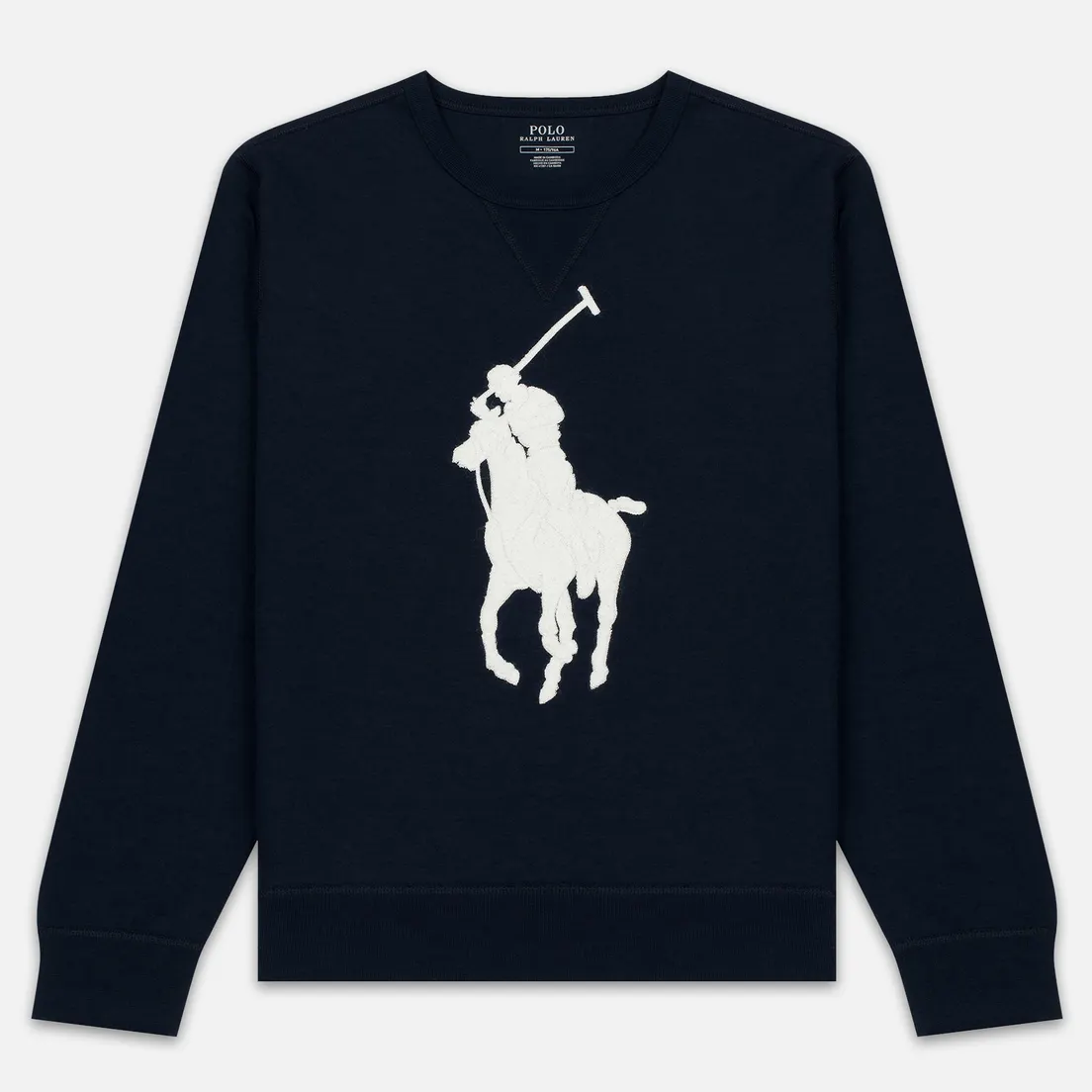 Polo Ralph Lauren Мужская толстовка Signature Embroidered Big Pony Crew Neck
