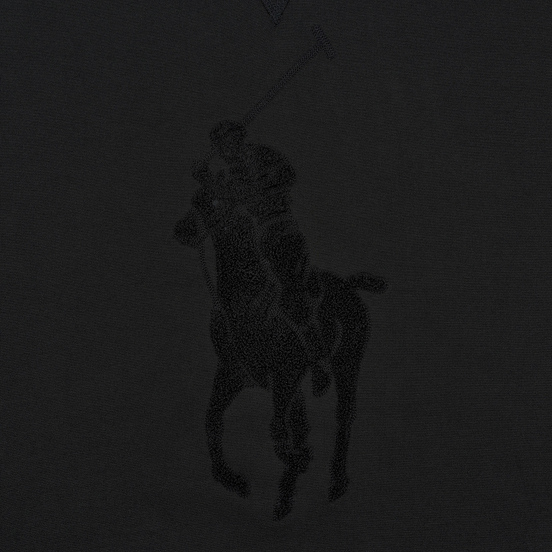Мужская толстовка Polo Ralph Lauren Signature Embroidered Big Pony Crew Neck Black