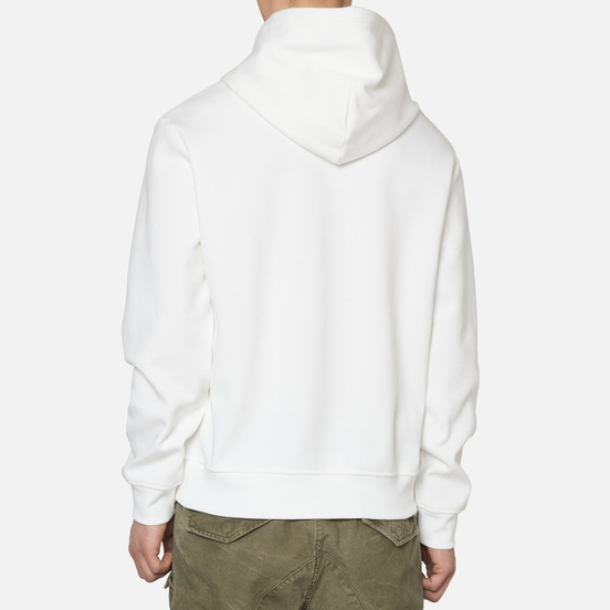 Мужская толстовка Polo Ralph Lauren Signature Logo Sporty Style Hoodie White