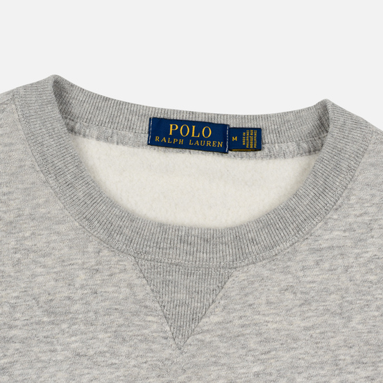 Мужская толстовка Polo Ralph Lauren Suit Bear Fleece Stadium Pepper Heather