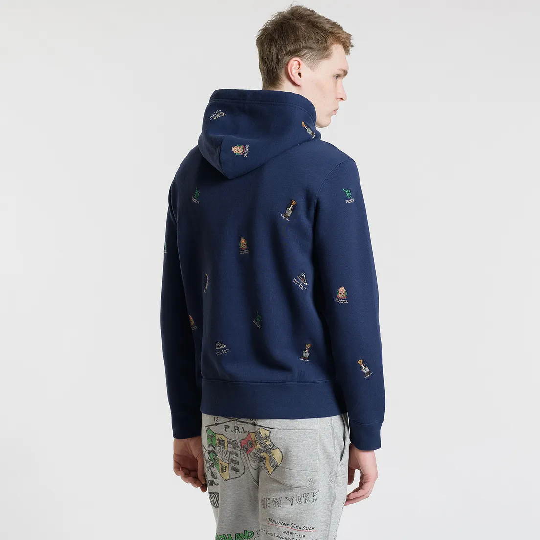 Polo Ralph Lauren Мужская толстовка Vintage Print Bear Hoodie