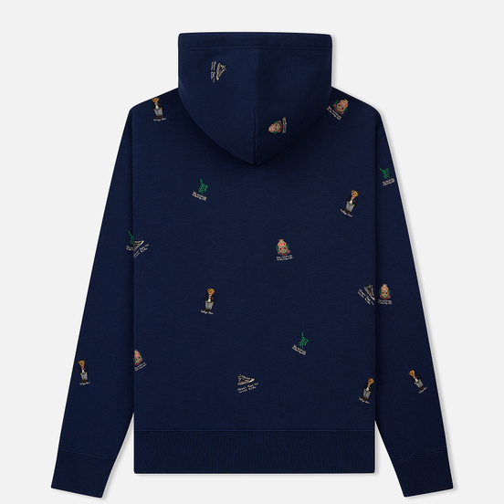 Мужская толстовка Polo Ralph Lauren Vintage Print Bear Hoodie Newport Navy