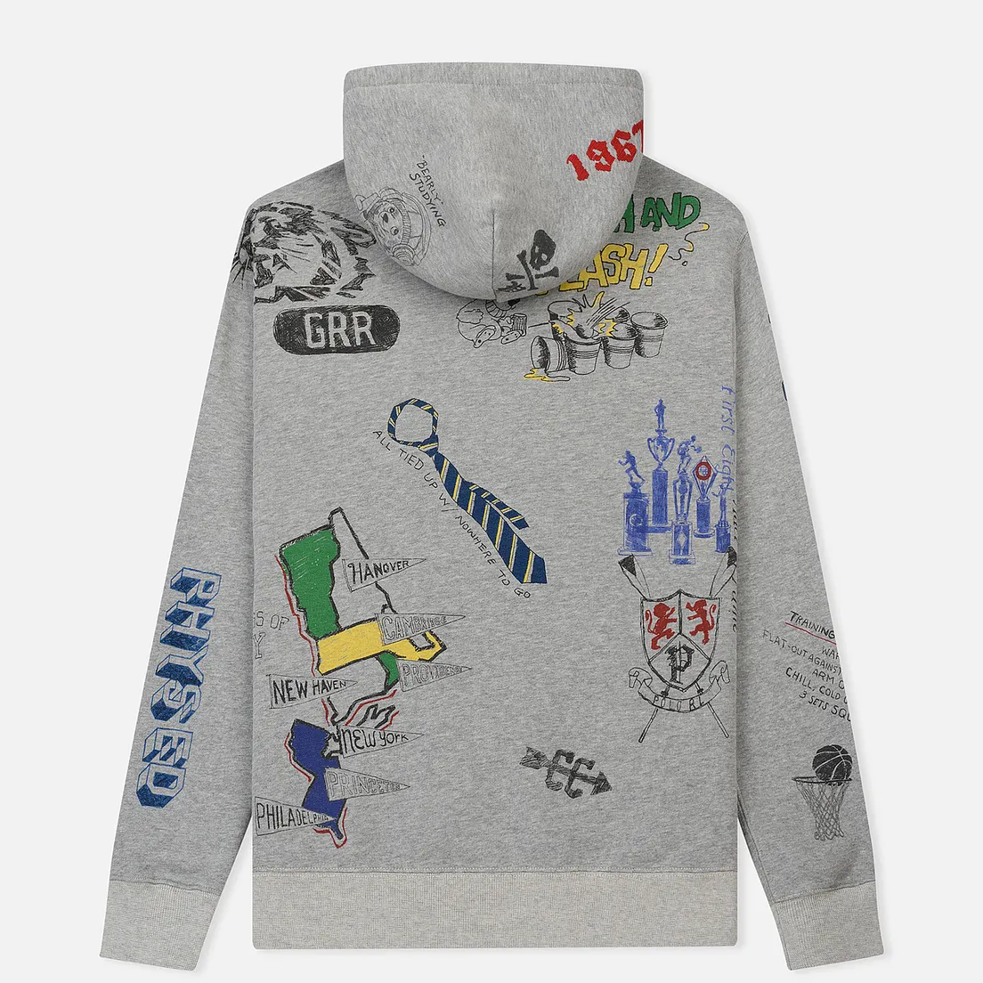 Polo Ralph Lauren Мужская толстовка Vintage Print Hoodie
