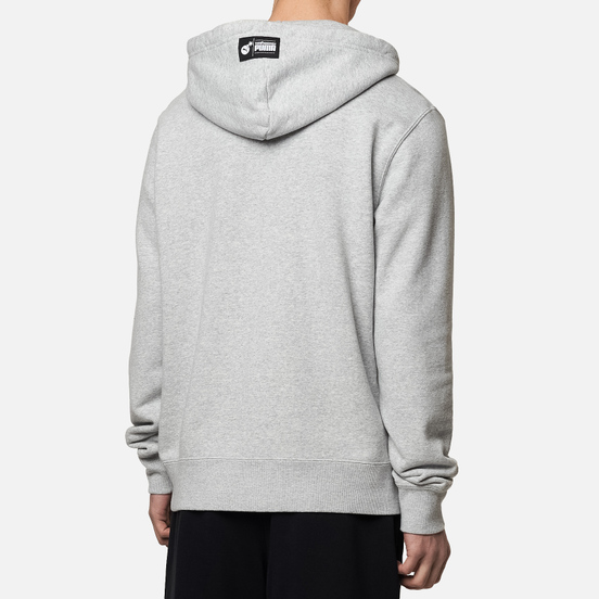 Мужская толстовка Puma x The Hundreds Print Hoodie Light Gray Heather