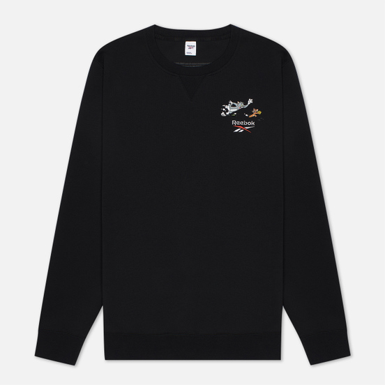 Мужская толстовка Reebok x Tom & Jerry Oversize Crew Neck Black