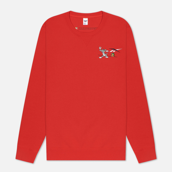 Мужская толстовка Reebok x Tom & Jerry Oversize Crew Neck Motor Red