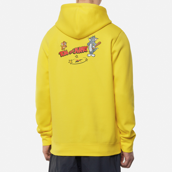 Мужская толстовка Reebok x Tom & Jerry Oversize Hoodie Bright Yellow