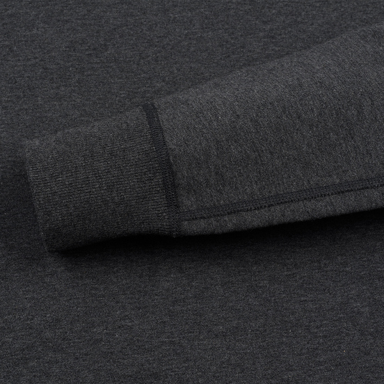 Мужская толстовка Reigning Champ Crew Neck Midweight Twill Terry Heather Charcoal