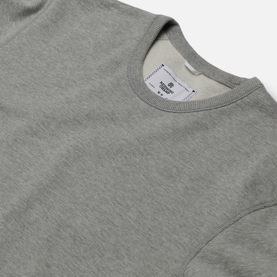 Мужская толстовка Reigning Champ Crew Neck Midweight Twill Terry Heather Grey