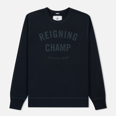 Мужская толстовка Reigning Champ Gym Logo Crew Neck Navy/Steel