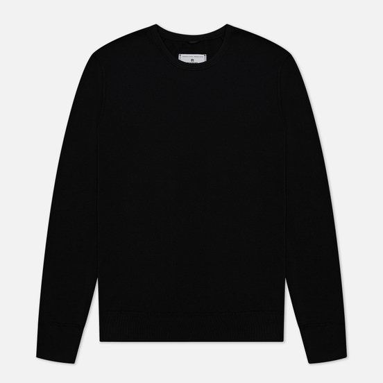 Мужская толстовка Reigning Champ Knit Lightweight Terry Crew Neck Black