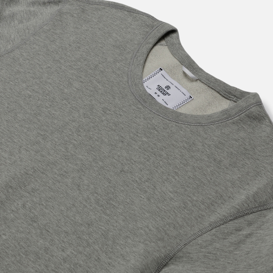 Мужская толстовка Reigning Champ Knit Lightweight Terry Crew Neck Heather Grey