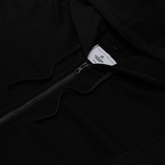Мужская толстовка Reigning Champ Knit Lightweight Terry Full Zip Hoodie Black