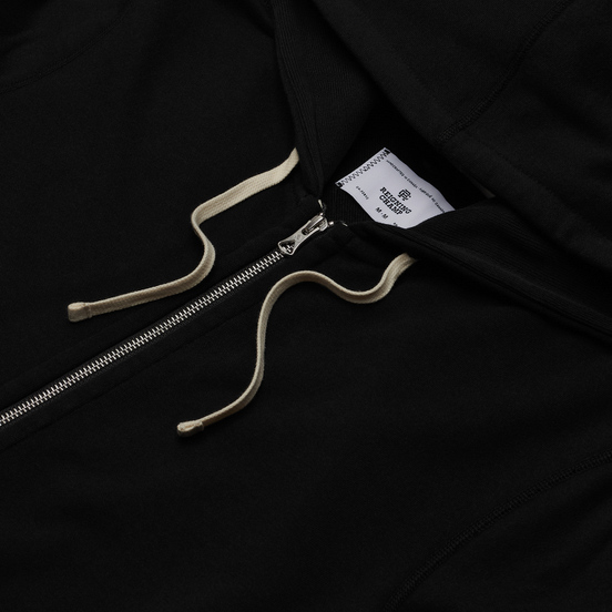 Мужская толстовка Reigning Champ Midweight Terry Full Zip Black