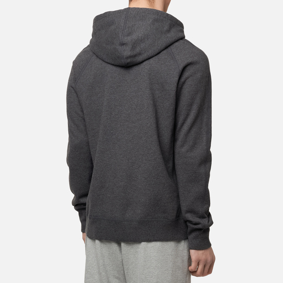 Мужская толстовка Reigning Champ Midweight Terry Full Zip Heather Charcoal