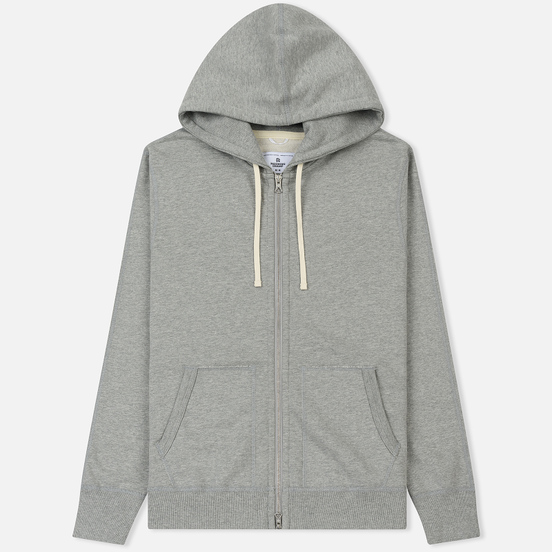 Мужская толстовка Reigning Champ Midweight Terry Full Zip Heather Grey