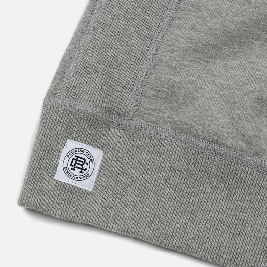 Мужская толстовка Reigning Champ Midweight Terry Full Zip Heather Grey