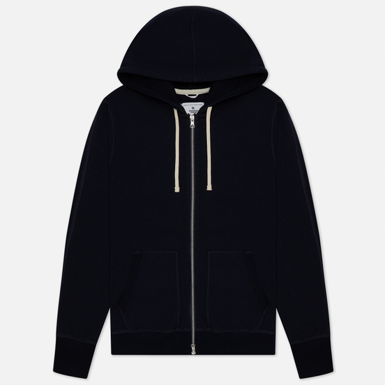 Мужская толстовка Reigning Champ Midweight Terry Full Zip Navy