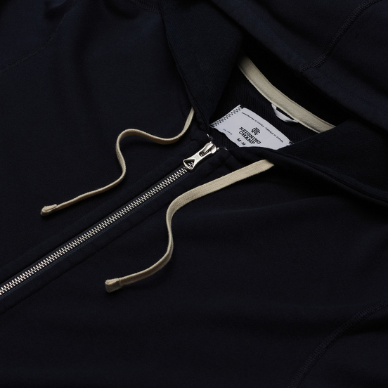 Мужская толстовка Reigning Champ Midweight Terry Full Zip Navy