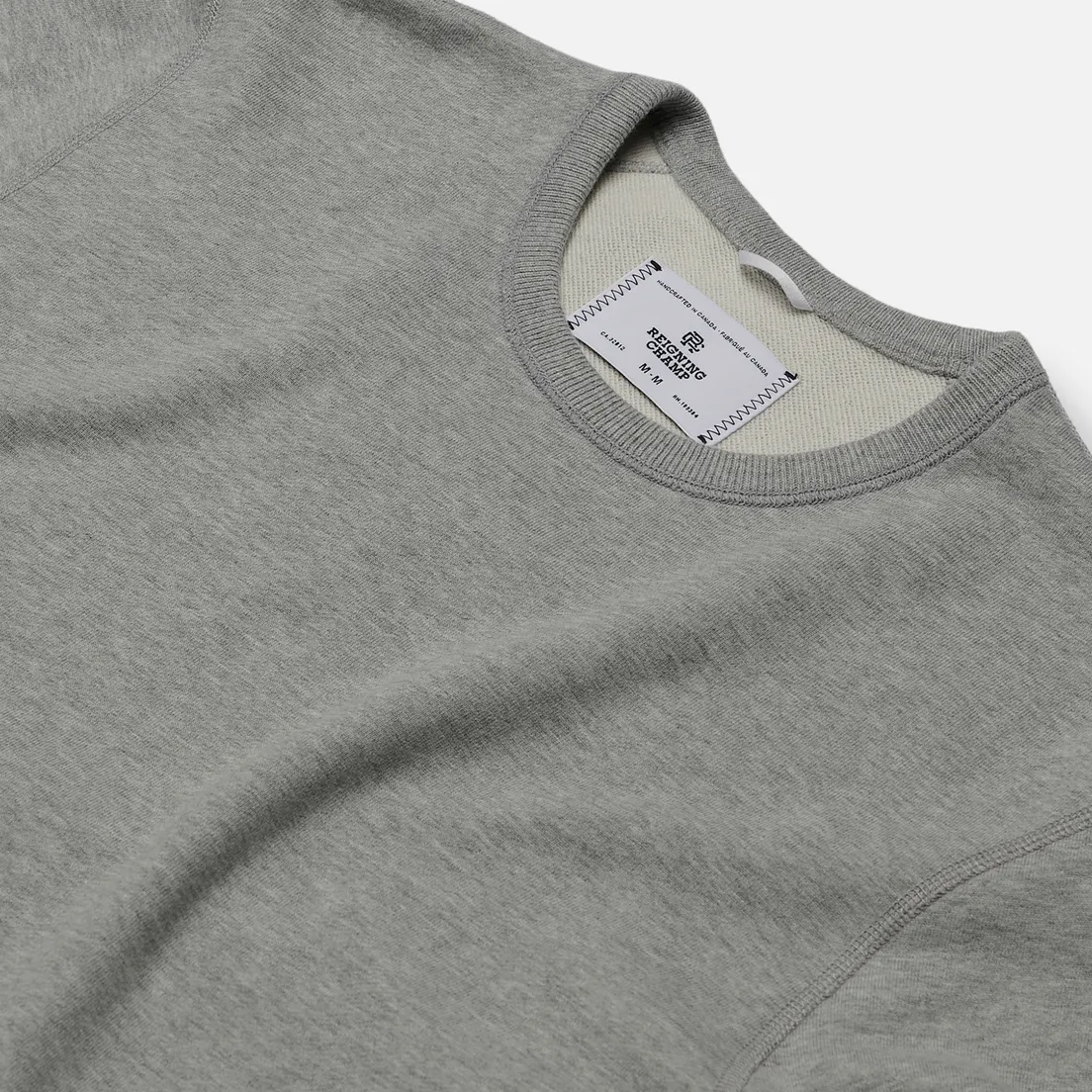 Reigning Champ Мужская толстовка Midweight Terry Scalloped Crew Neck