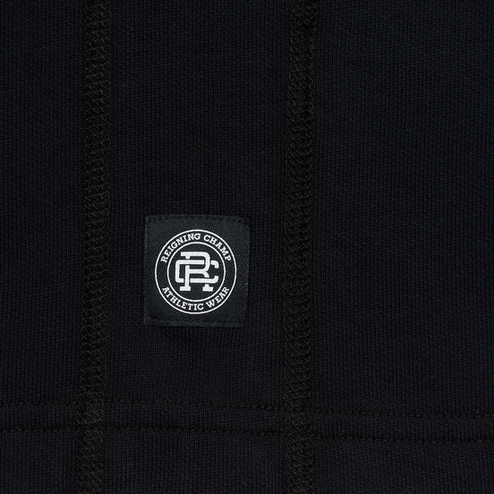 Мужская толстовка Reigning Champ Pima Lightweight Terry Half Zip Pullover Black