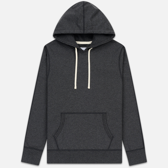 Мужская толстовка Reigning Champ Pullover Midweight Twill Terry Heather Charcoal